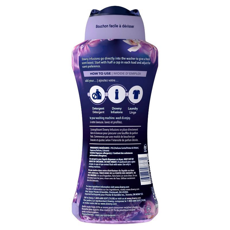 slide 11 of 11, Downy Infusions Calm Lavender & Vanilla Bean Scent In-Wash Booster Beads - 24oz, 24 oz