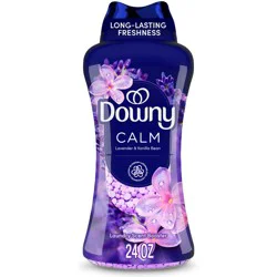 Downy Infusions Calm Lavender & Vanilla Bean Scent In-Wash Booster Beads - 24oz