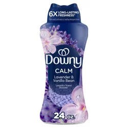 Downy Infusions Calm Lavender & Vanilla Bean Scent In-Wash Booster Beads - 24oz