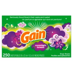 Gain Moonlight Breeze Dryer Sheets - 250ct