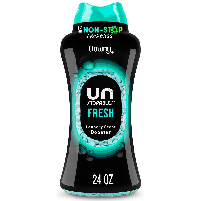 slide 1 of 13, Downy Fresh Scent Unstopables In-Wash Laundry Scent Booster Beads - 24oz, 24 oz