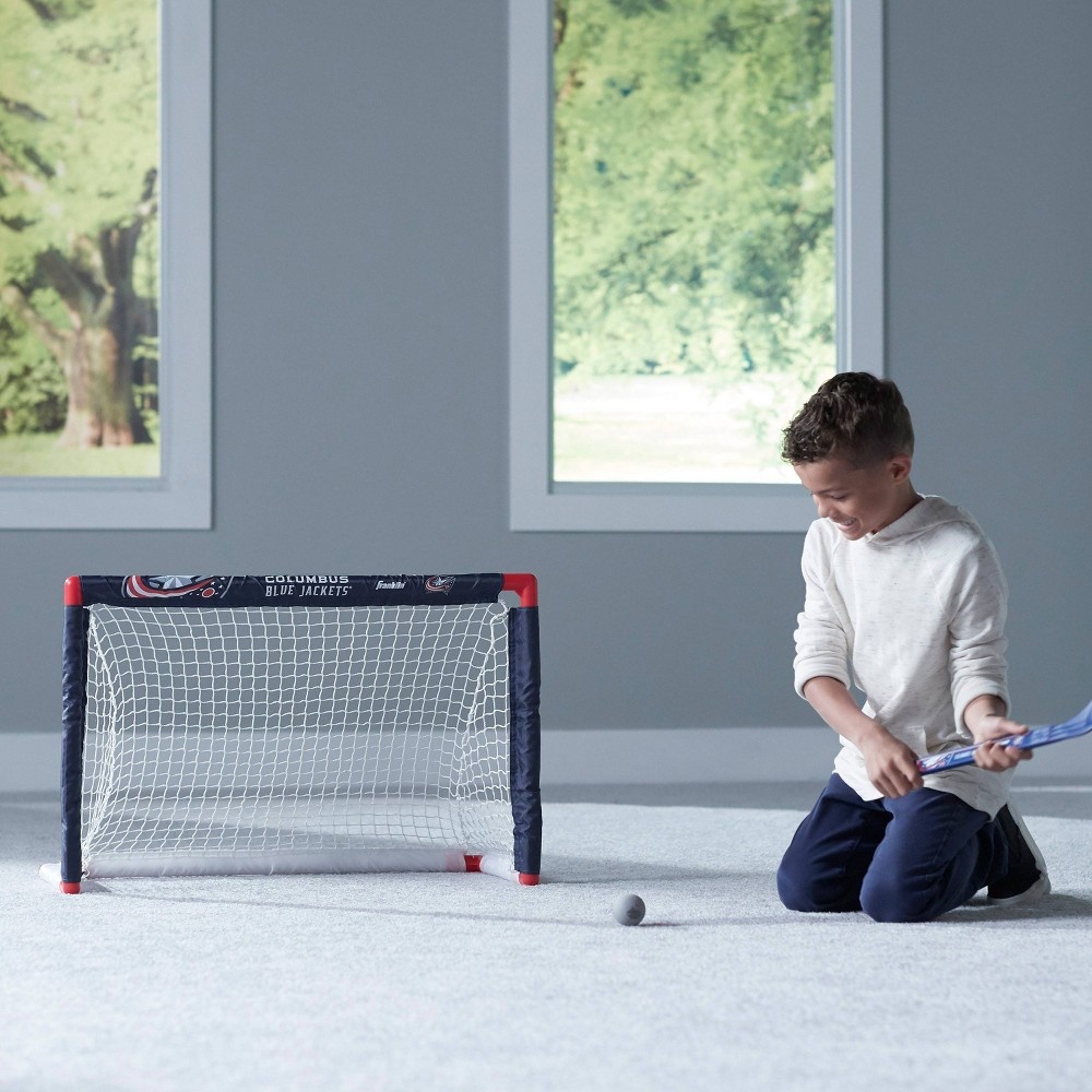 slide 2 of 4, NHL Columbus Blue Jackets Mini Hockey Set, 1 ct