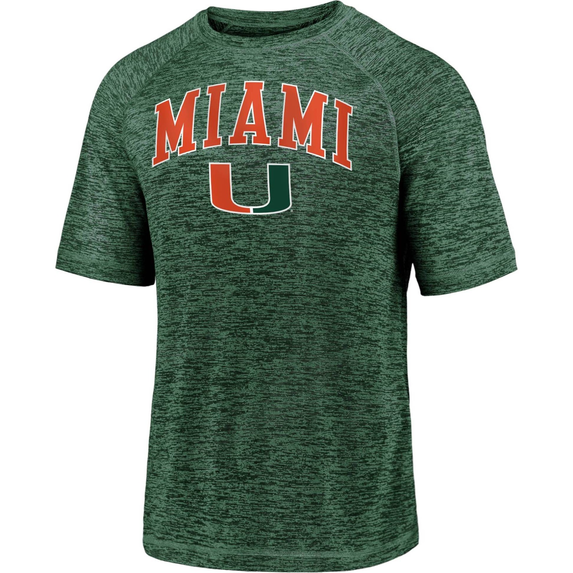 slide 1 of 3, NCAA Miami Hurricanes Men's Short Sleeve Performance T-Shirt - XL, 1 ct