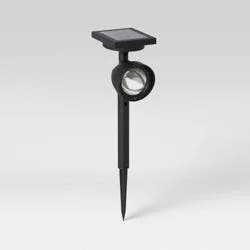 Solar Spotlight Black - Room Essentials