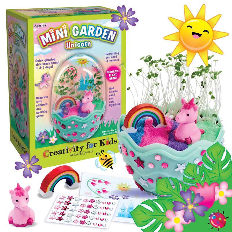 slide 1 of 8, Creativity for Kids Mini Garden Unicorn Activity Kit, 1 ct