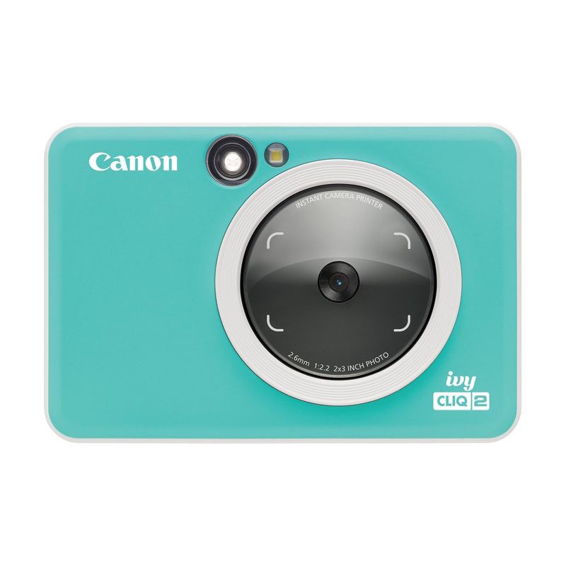 slide 1 of 1, Canon Ivy CLIQ2 Instant Film Camera Printer - Blue, 1 ct