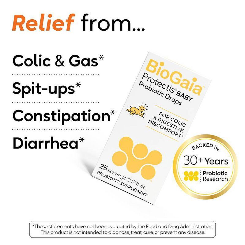 slide 3 of 7, BioGaia Protectis Probiotic Baby Drops - 0.17 fl oz, 0.17 fl oz