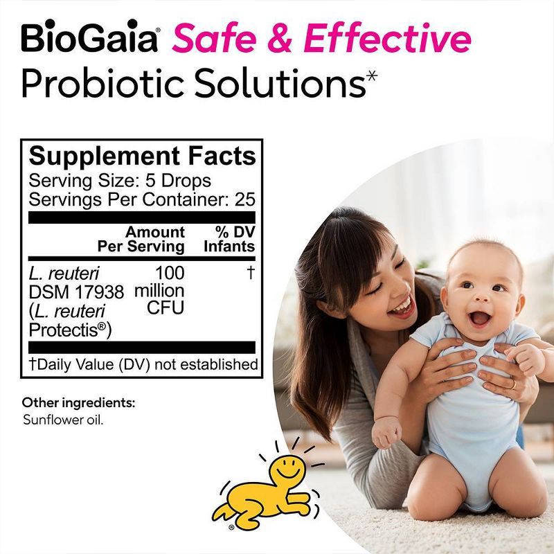 slide 6 of 7, BioGaia Protectis Probiotic Baby Drops - 0.17 fl oz, 0.17 fl oz