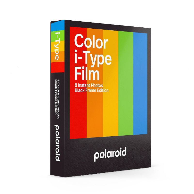 slide 3 of 6, Polaroid Color Film for I-Type - Black Frame - Core, 1 ct