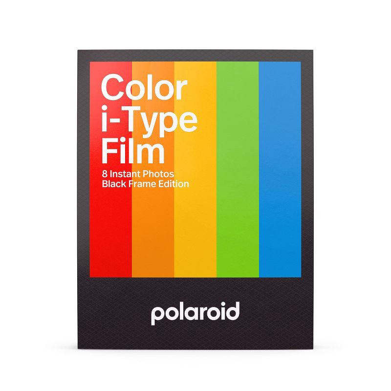 slide 1 of 6, Polaroid Color Film for I-Type - Black Frame - Core, 1 ct