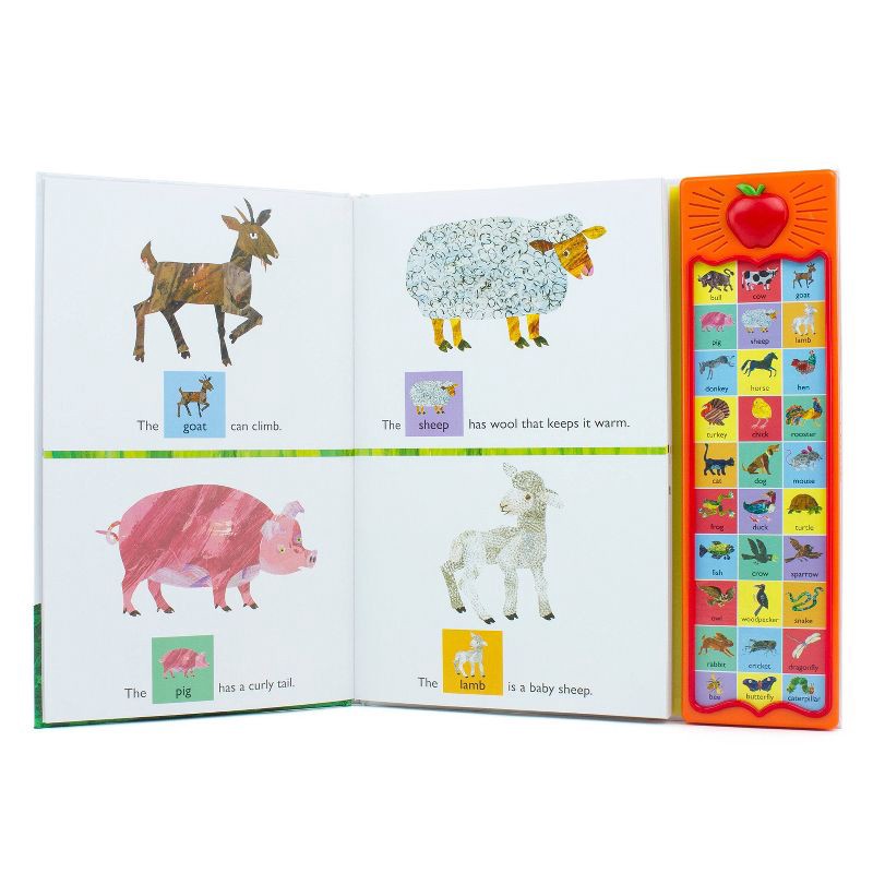 slide 3 of 5, World of Eric Carle Around the Farm 30 Animal Sound (Hardcover), 1 ct