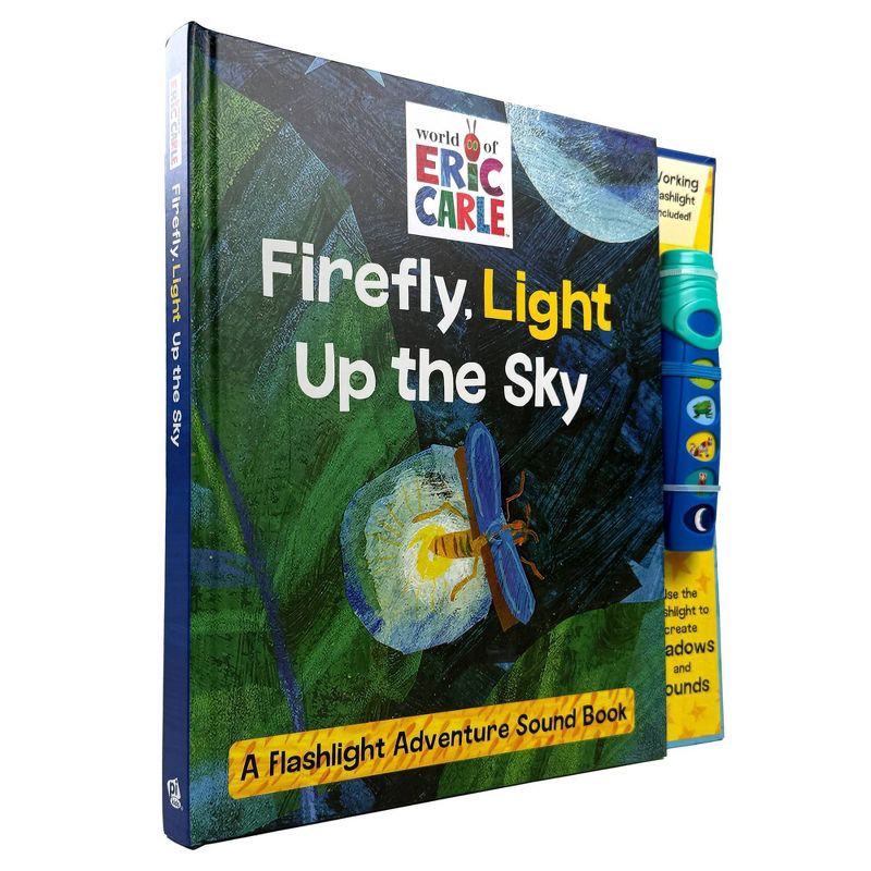 slide 4 of 5, World of Eric Carle Firefly, Light Up the Sky - Flashlight Adventure Sound Book (Board Book), 1 ct
