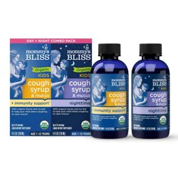 Mommy's Bliss Organic Kids Cough Syrup & Mucus Day & Night Combo Pack