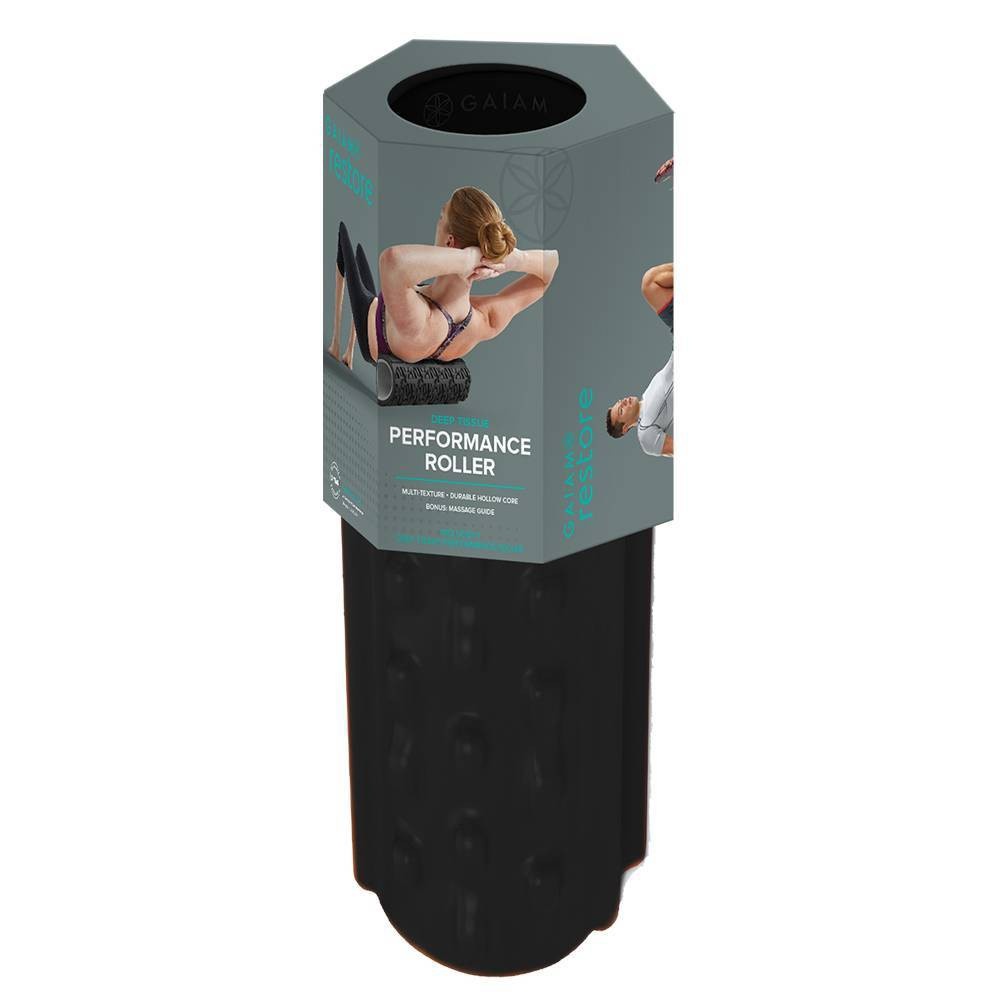 Gaiam Restore 20 Deep Tissue Roller Black 1 Ct Shipt