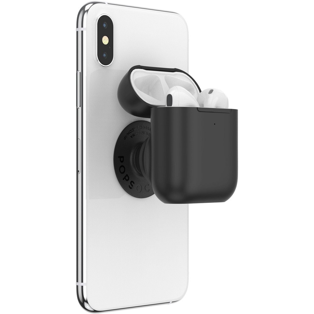 slide 6 of 6, Popsockets Airpod Holder and Popchain Combo - Black, 1 ct