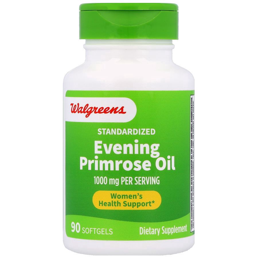slide 1 of 5, Walgreens Evening Primrose Oil 1000 mg Softgels, 90 ct