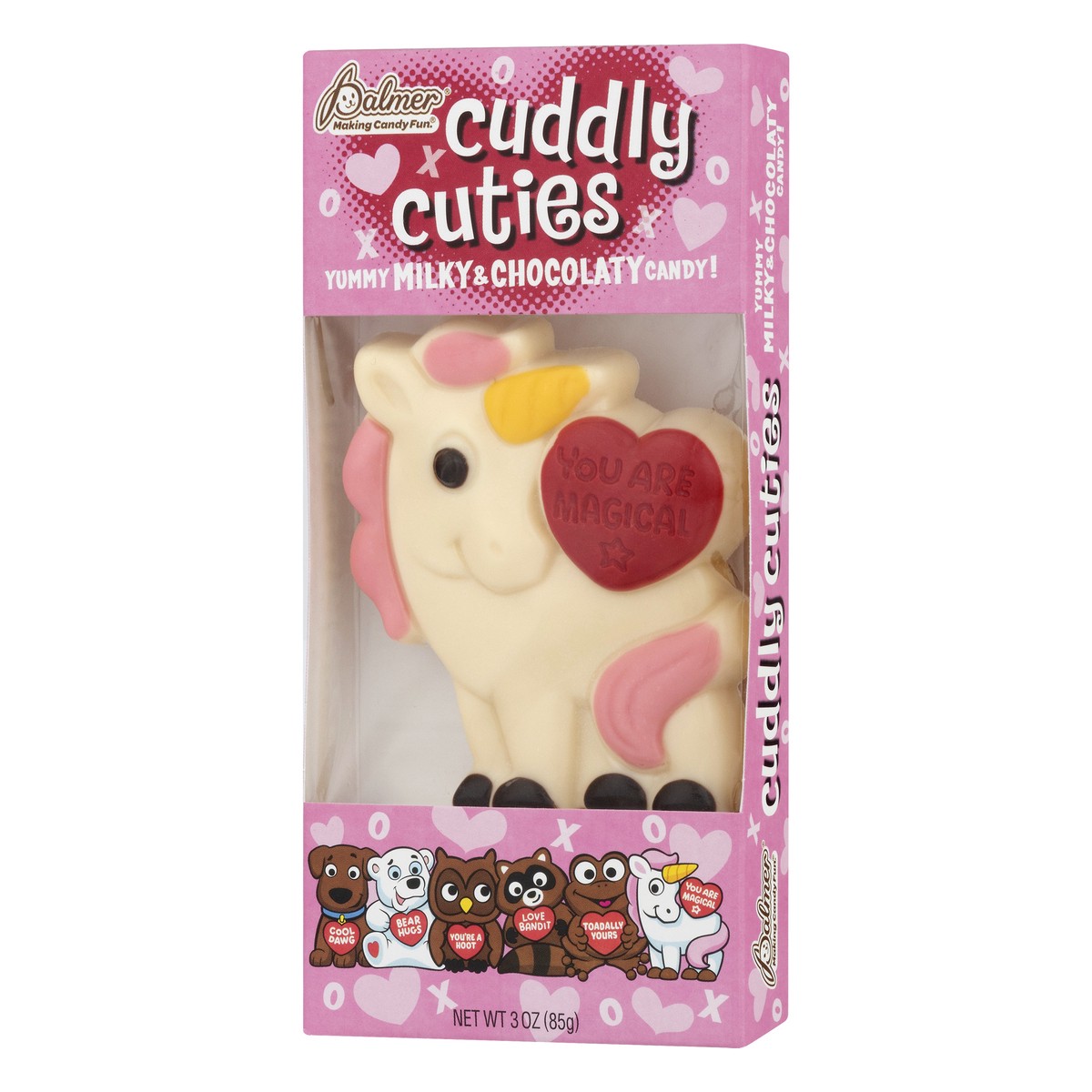 slide 3 of 9, Palmer Valentine Cuddly Cuties Candy, 3 oz