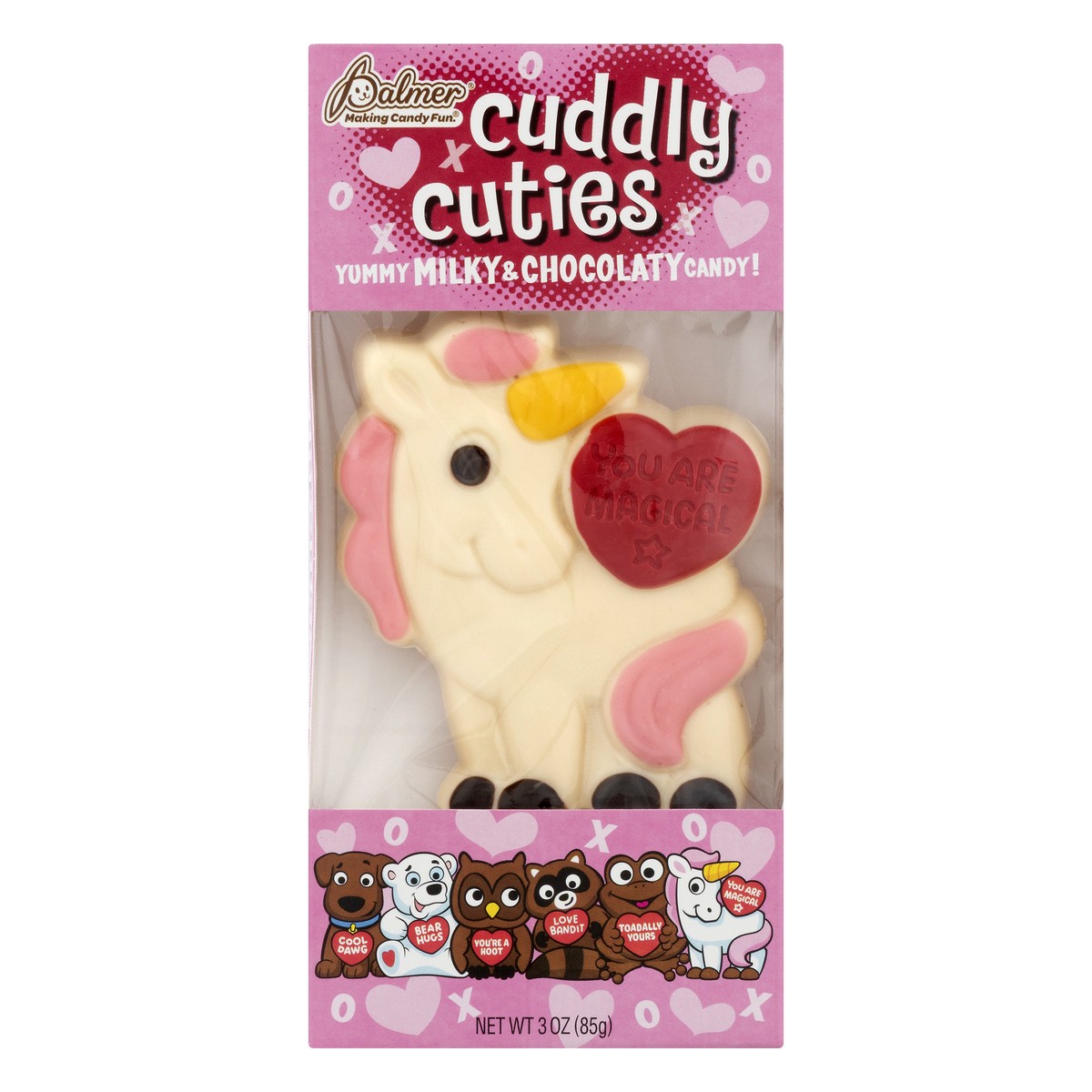 slide 1 of 9, Palmer Valentine Cuddly Cuties Candy, 3 oz