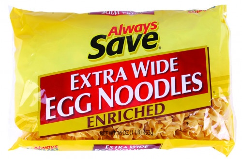 slide 1 of 1, Always Save Extra Wide Egg Noodles, 16 oz