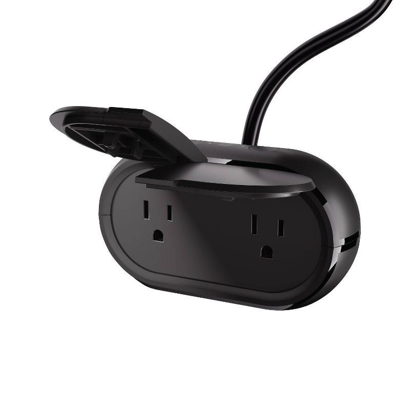 slide 2 of 12, GE Household Lighting GE CYNC Smart Outdoor Plug, 1 ct