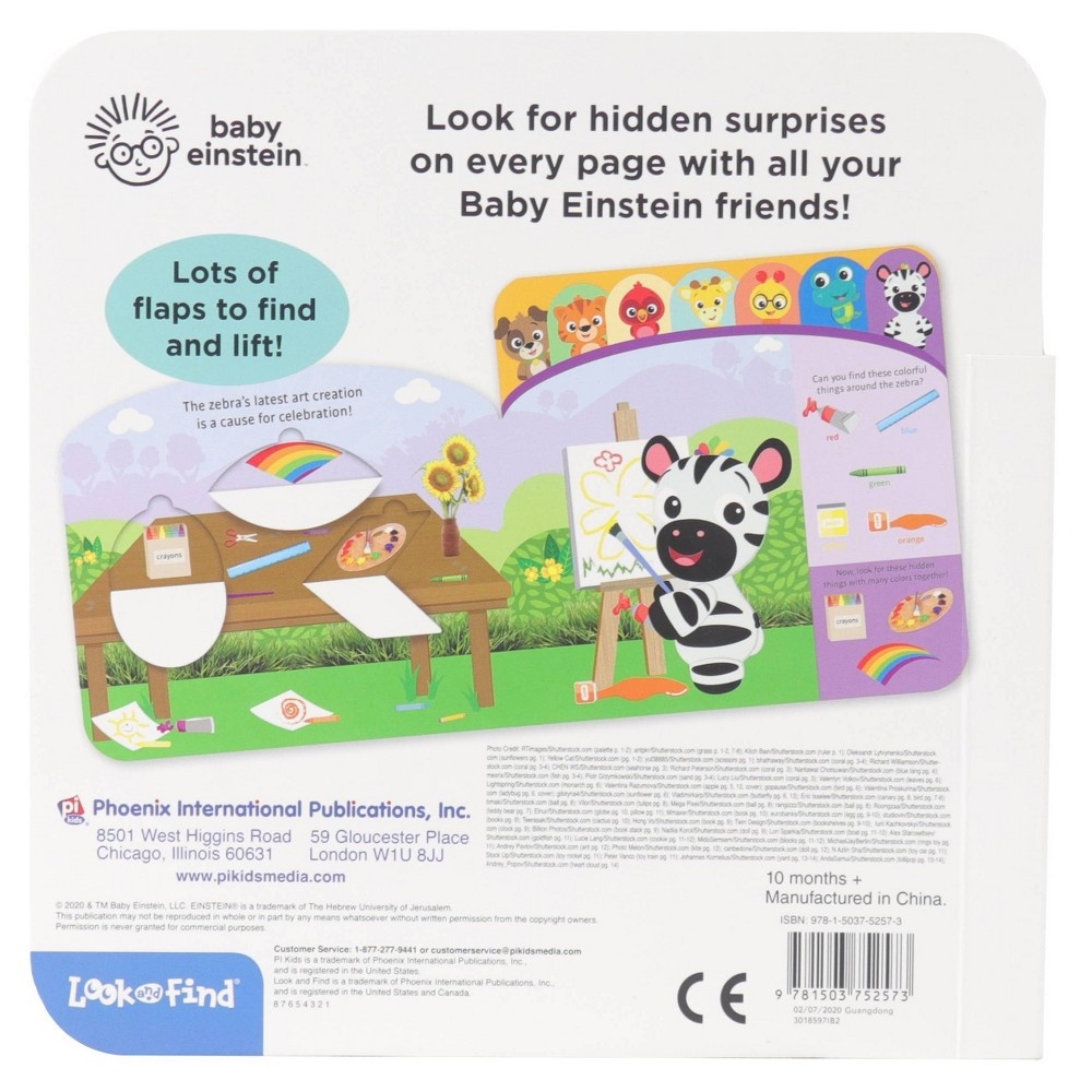 slide 4 of 8, Baby Einstein Look and See with Me! Lift-a-Flap Look and Find (Board Book), 1 ct