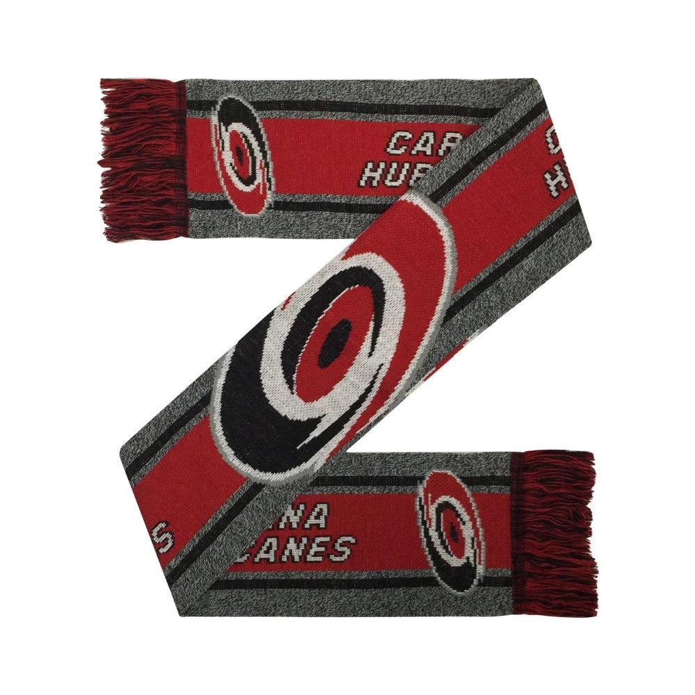 slide 2 of 2, NHL Carolina Hurricanes Big Logo Scarf - Gray, 1 ct