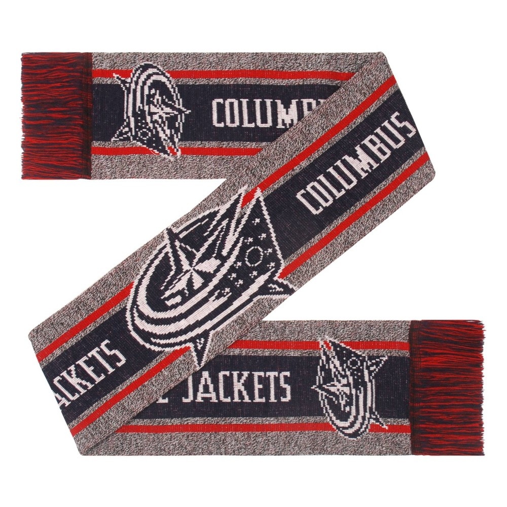 slide 2 of 2, NHL Columbus Blue Jackets Big Logo Scarf - Gray, 1 ct