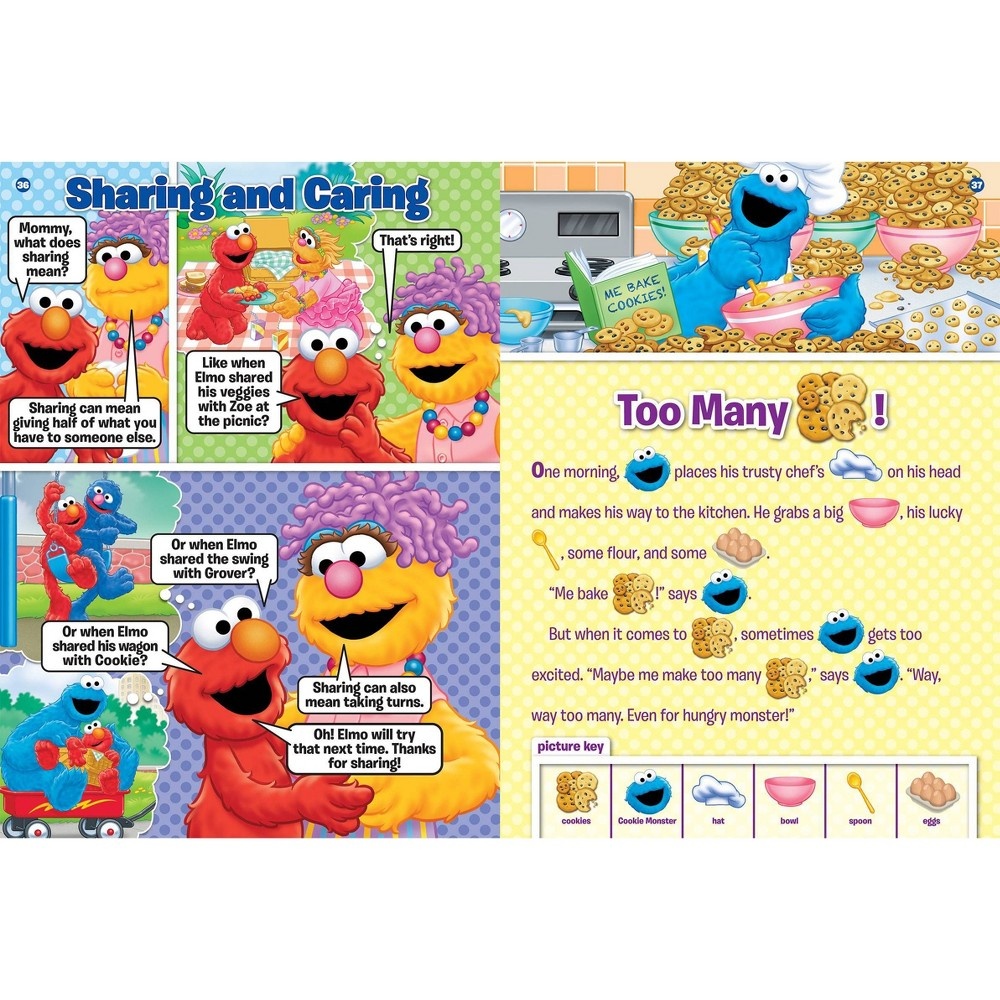 slide 2 of 3, Sesame Street Busy Monsters Activity Book, 1 ct