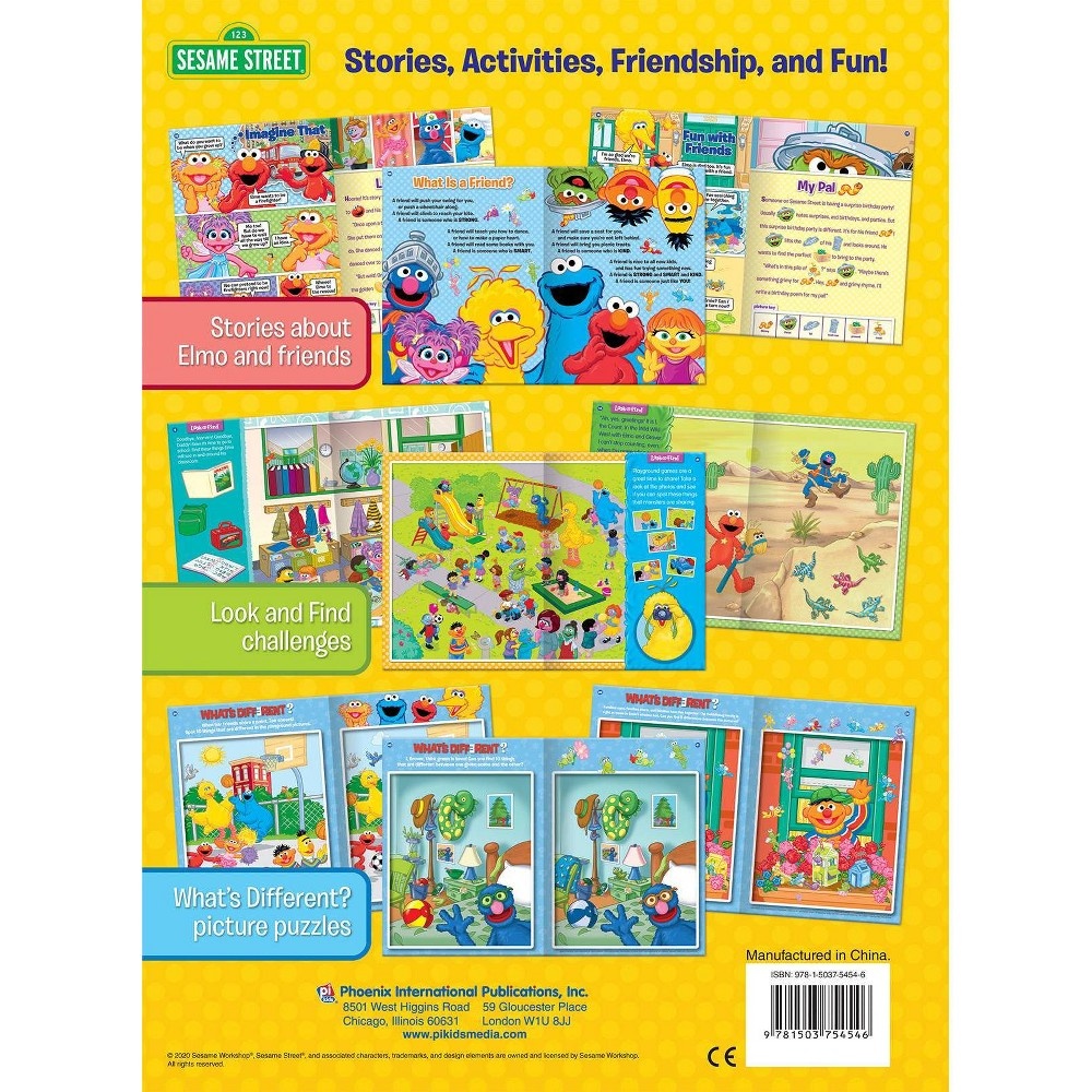 slide 3 of 3, Sesame Street Busy Monsters Activity Book, 1 ct