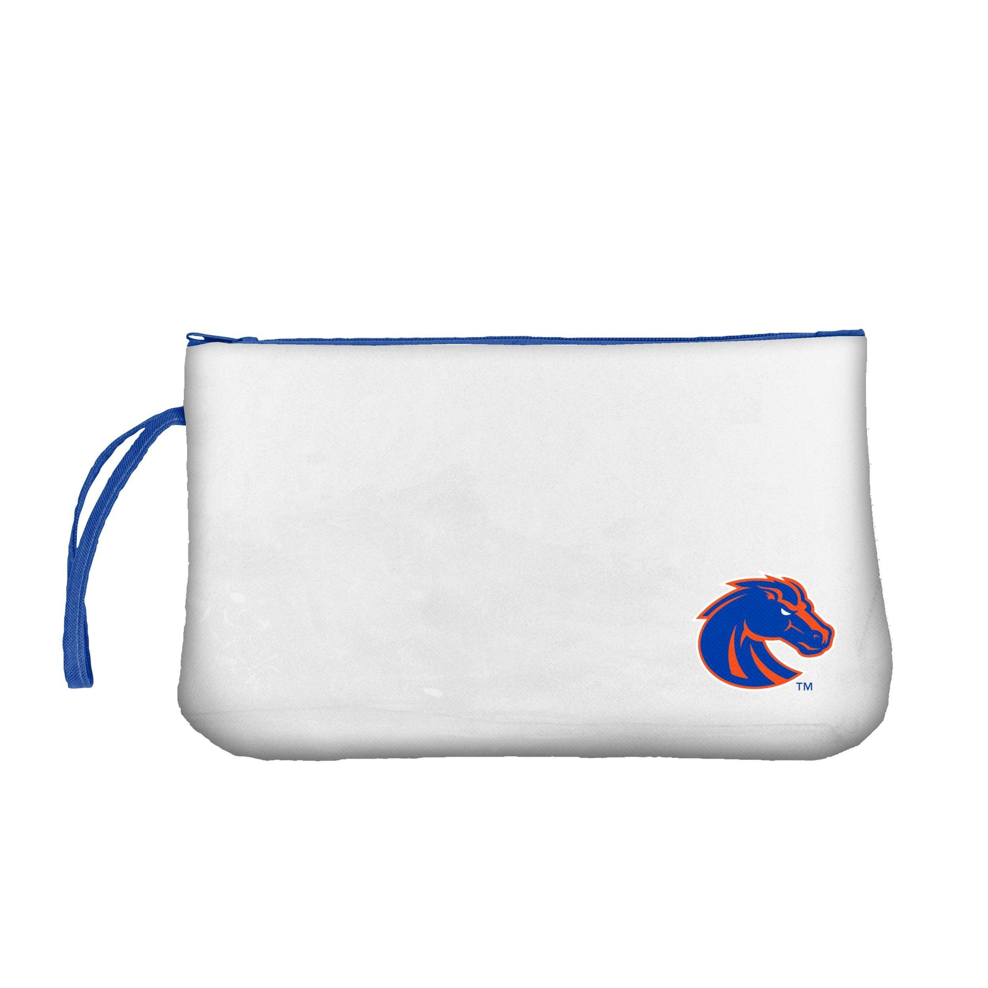 slide 1 of 2, NCAA Boise State Broncos Clear Zip Closure Wristlet, 1 ct