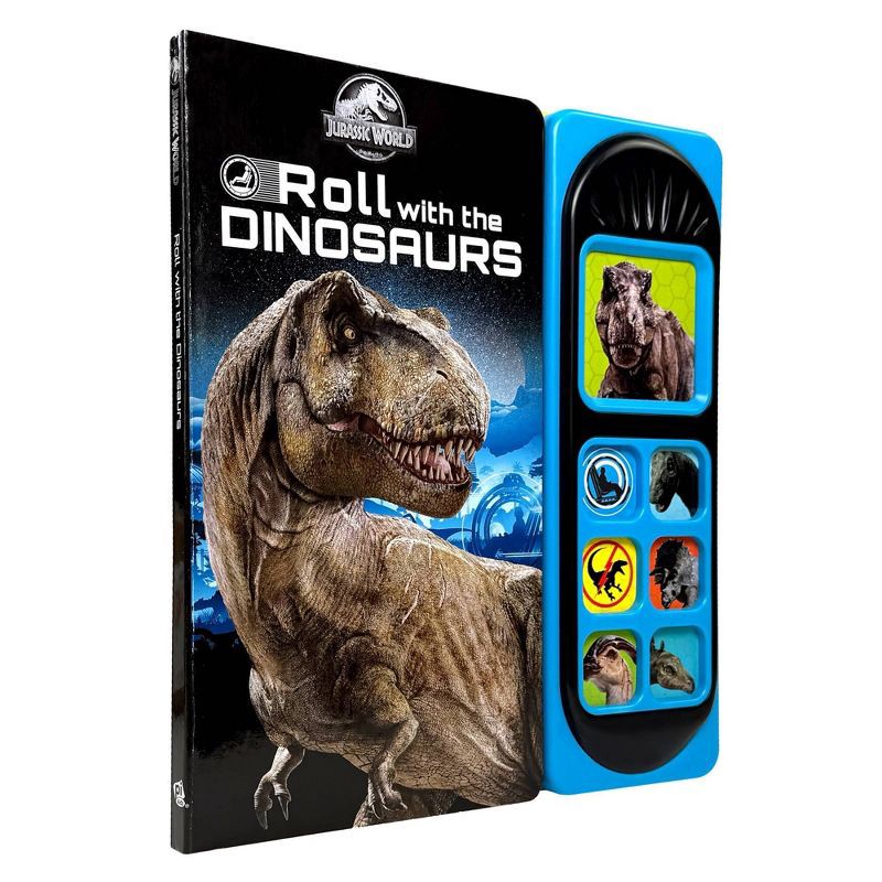 slide 4 of 5, Jurassic World Roll With The Dinosaurs - Little Sound (Board Book), 1 ct