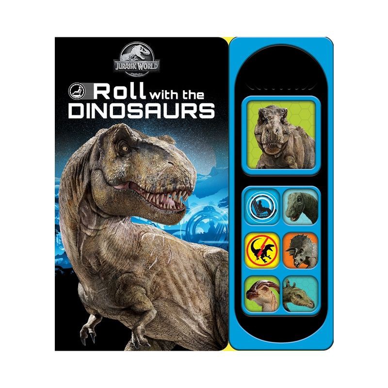 slide 1 of 5, Jurassic World Roll With The Dinosaurs - Little Sound (Board Book), 1 ct