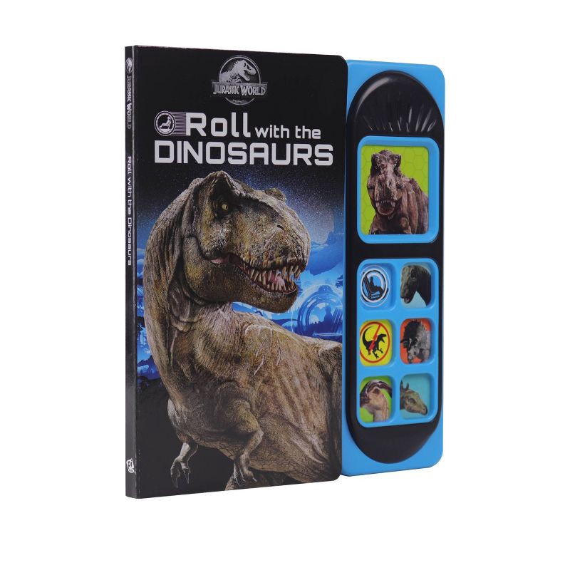 slide 4 of 5, Jurassic World Roll With The Dinosaurs - Little Sound (Board Book), 1 ct