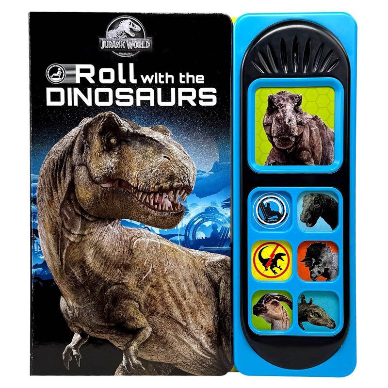 slide 1 of 5, Jurassic World Roll With The Dinosaurs - Little Sound (Board Book), 1 ct
