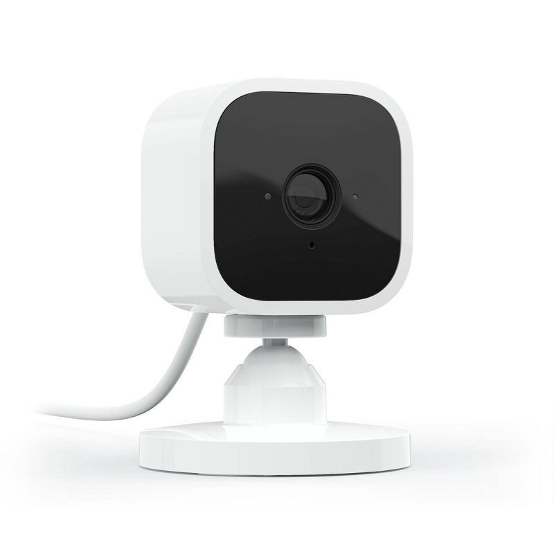 slide 1 of 3, Amazon Blink Mini 1080p Security Camera - White, 1 ct