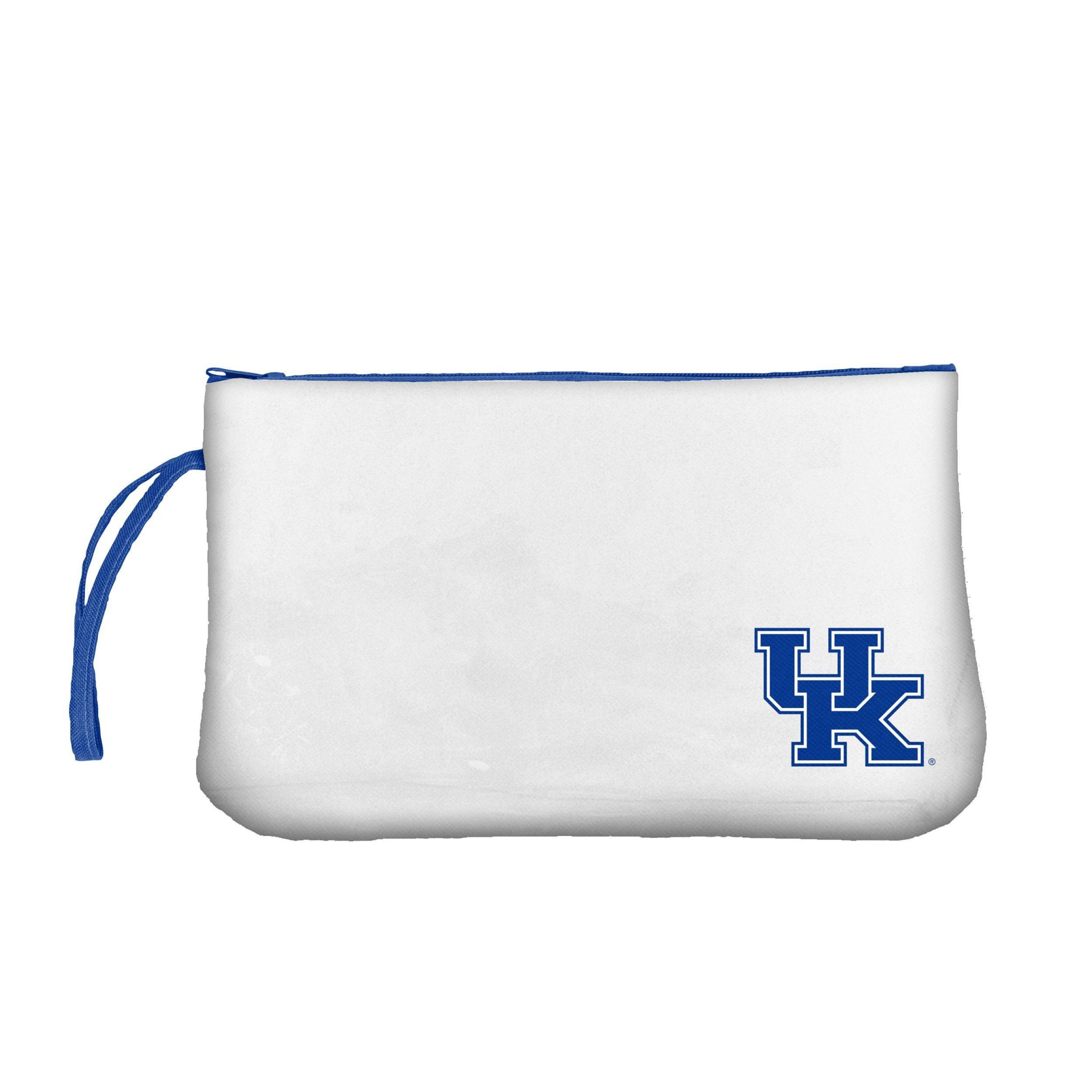 slide 1 of 2, NCAA Kentucky Wildcats Clear Zip Closure Wristlet, 1 ct