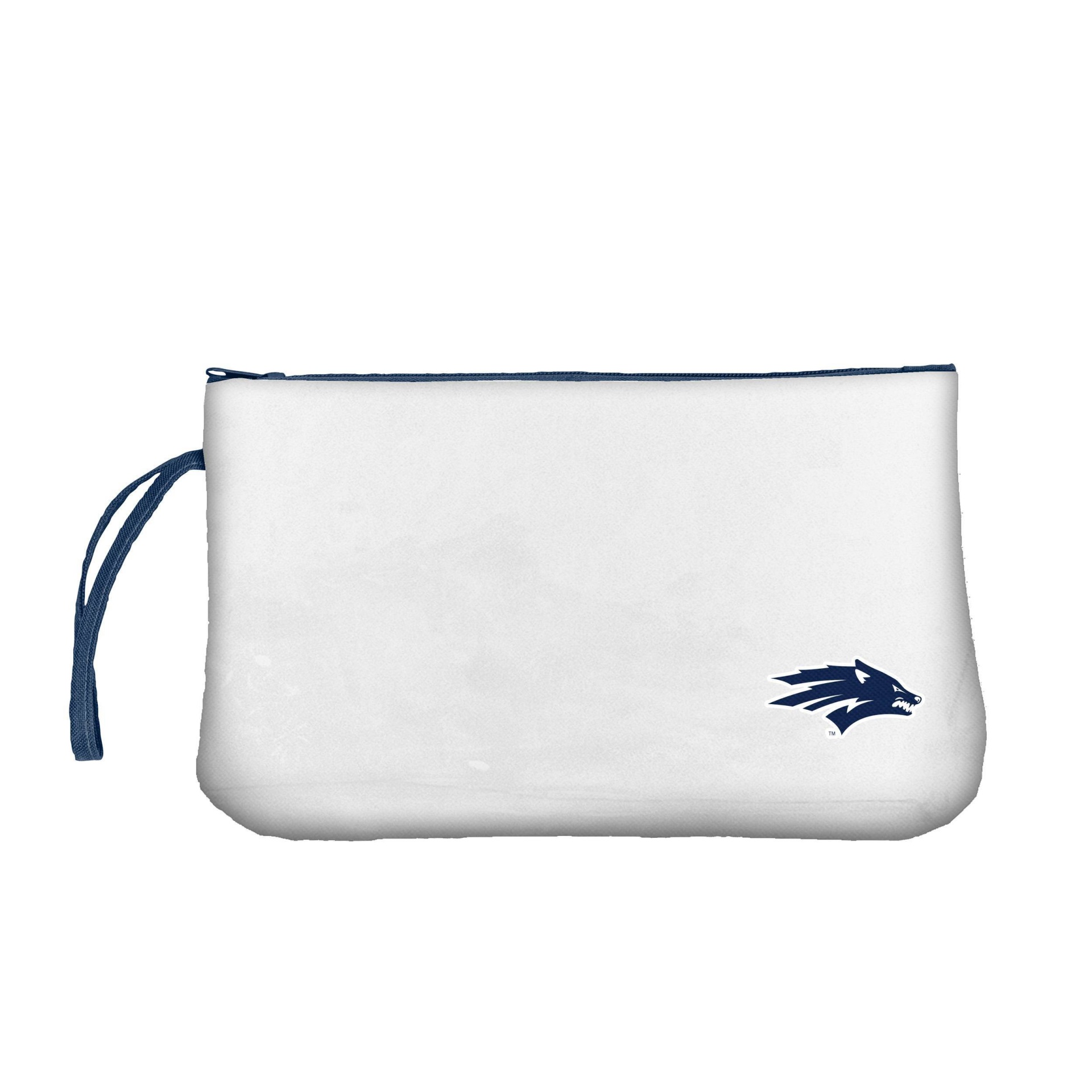 slide 1 of 2, NCAA Nevada Wolf Pack Clear Zip Closure Wristlet, 1 ct