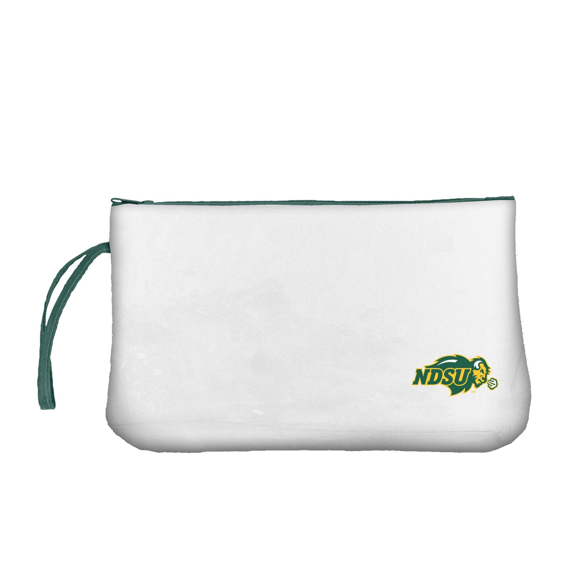 slide 1 of 1, NCAA North Dakota State Bison Clear Zip Closure Wristlet, 1 ct