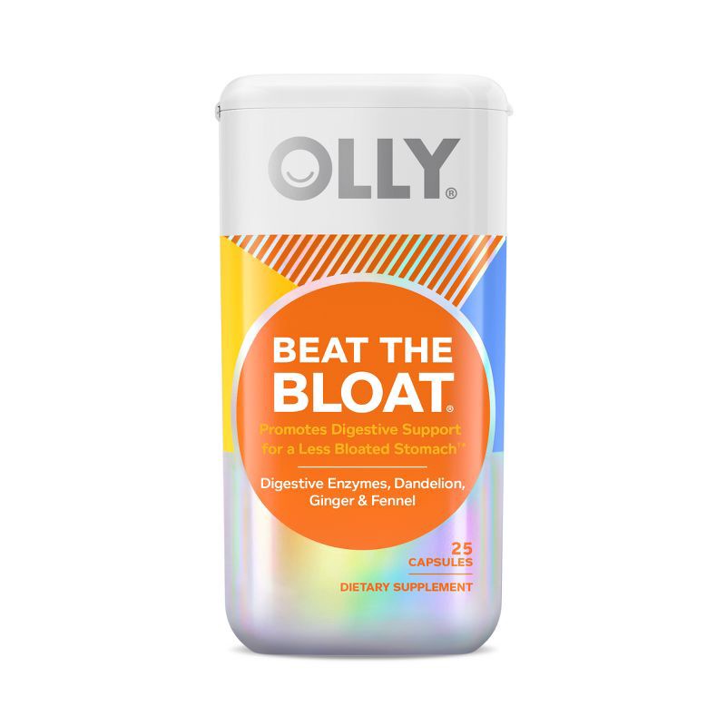 slide 1 of 9, OLLY Beat the Bloat Supplement Capsules - 25ct, 25 ct