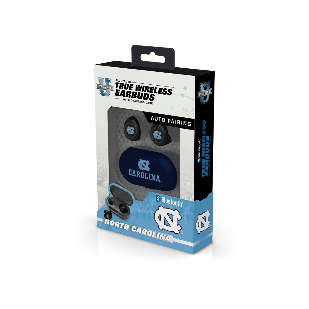 slide 2 of 3, NCAA North Carolina Tar Heels True Wireless Bluetooth Earbuds, 1 ct