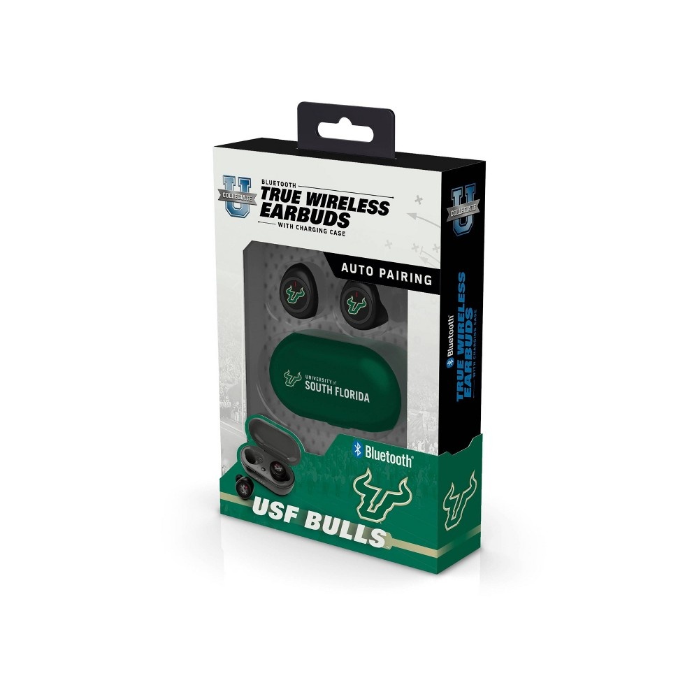 slide 2 of 3, NCAA South Florida Bulls True Wireless Bluetooth Earbuds, 1 ct