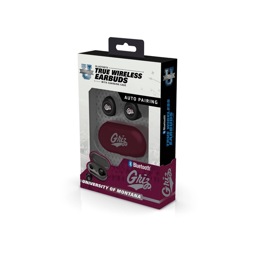 slide 2 of 3, NCAA Montana Grizzlies True Wireless Bluetooth Earbuds, 1 ct