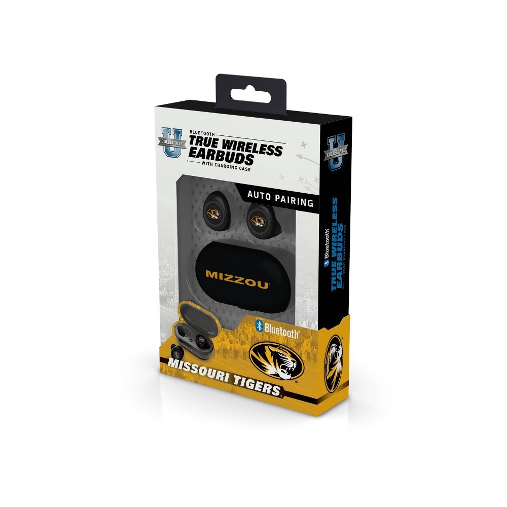 slide 2 of 3, NCAA Missouri Tigers True Wireless Bluetooth Earbuds, 1 ct