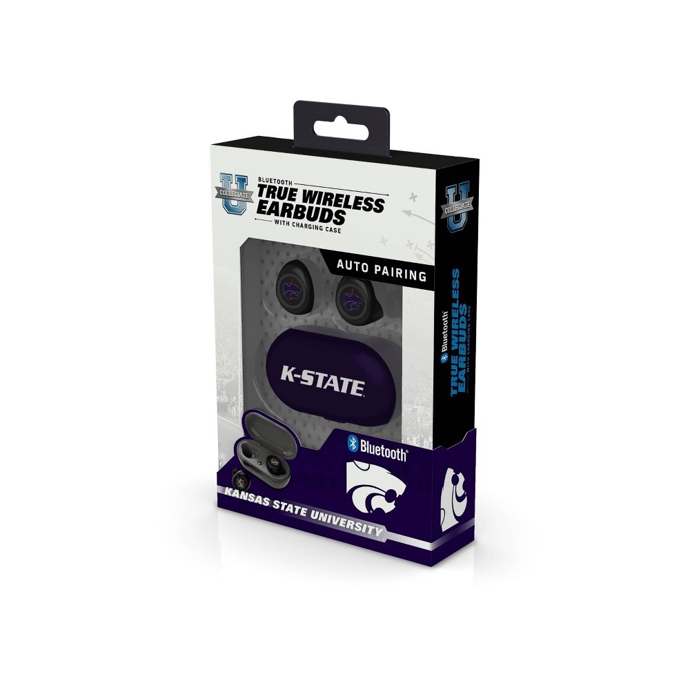 slide 2 of 3, NCAA Kansas State Wildcats True Wireless Bluetooth Earbuds, 1 ct