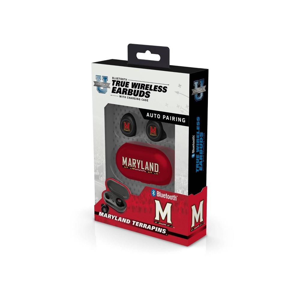 slide 2 of 3, NCAA Maryland Terrapins True Wireless Bluetooth Earbuds, 1 ct