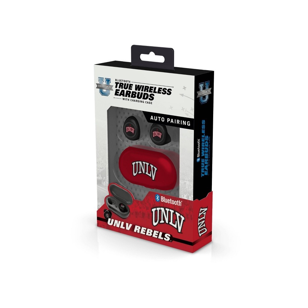 slide 2 of 3, NCAA UNLV Rebels True Wireless Bluetooth Earbuds, 1 ct