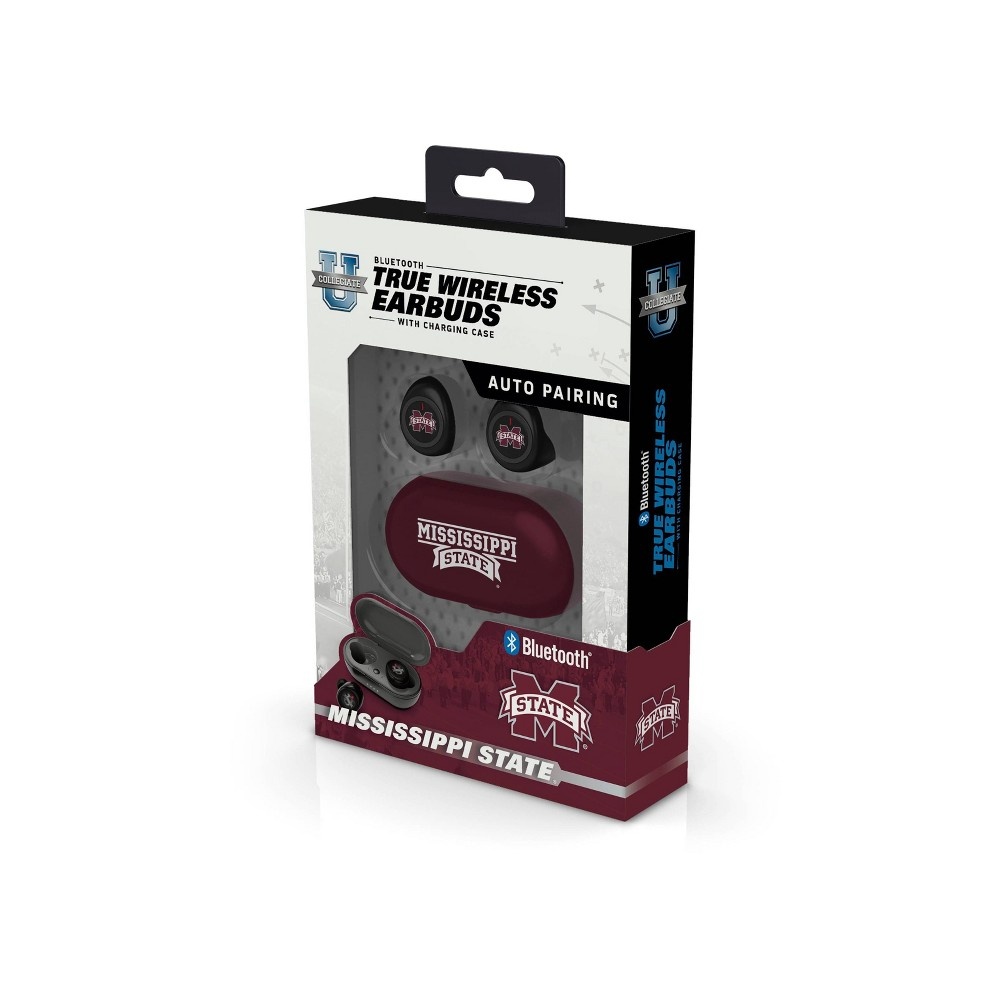 slide 2 of 3, NCAA Mississippi State Bulldogs True Wireless Bluetooth Earbuds, 1 ct