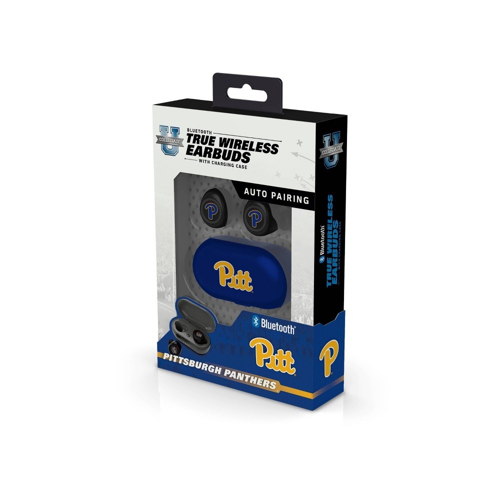 slide 2 of 3, NCAA Pitt Panthers True Wireless Bluetooth Earbuds, 1 ct