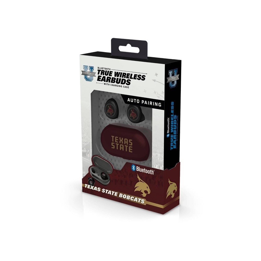 slide 2 of 3, NCAA Texas State Bobcats True Wireless Bluetooth Earbuds, 1 ct