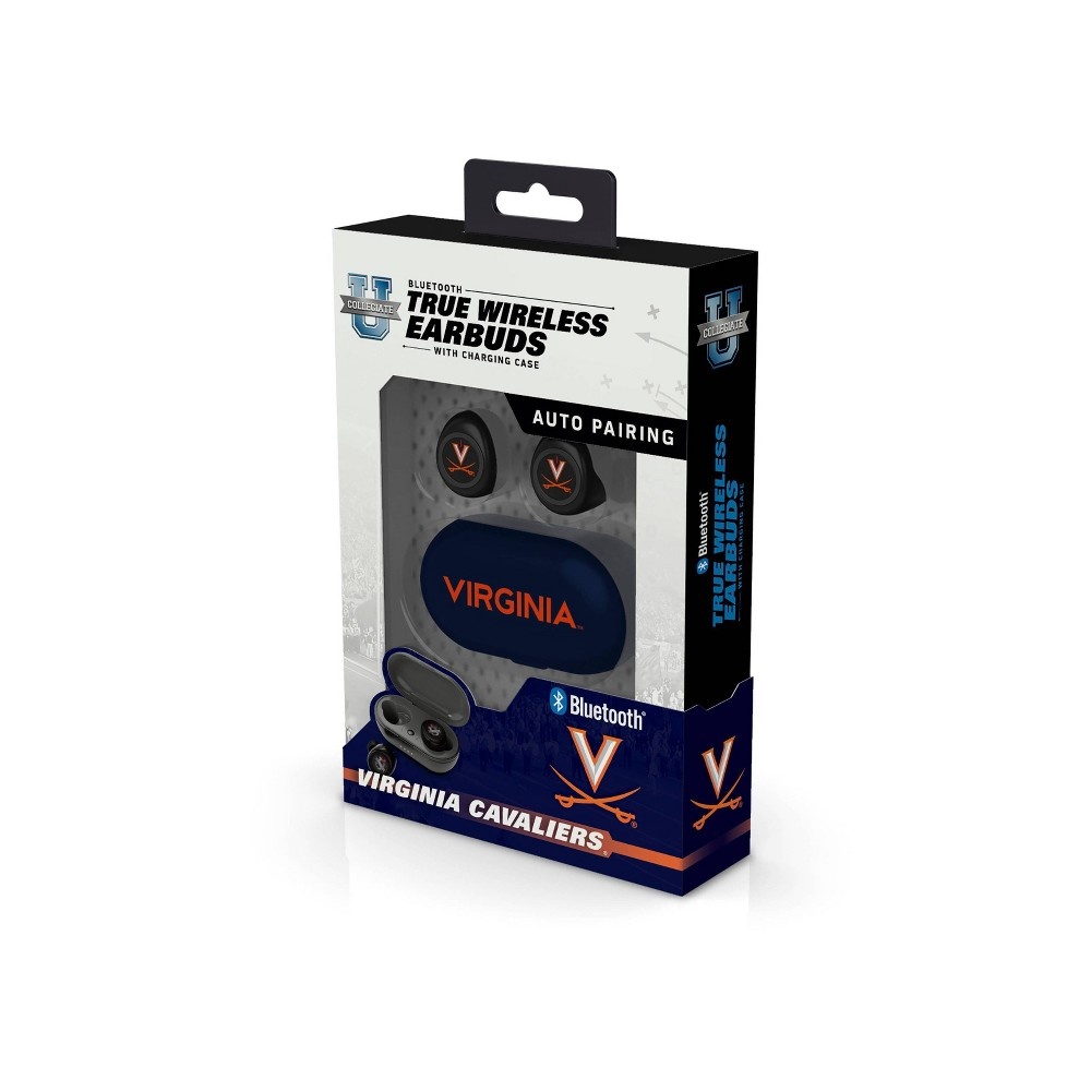 slide 2 of 3, NCAA Virginia Cavaliers True Wireless Bluetooth Earbuds, 1 ct